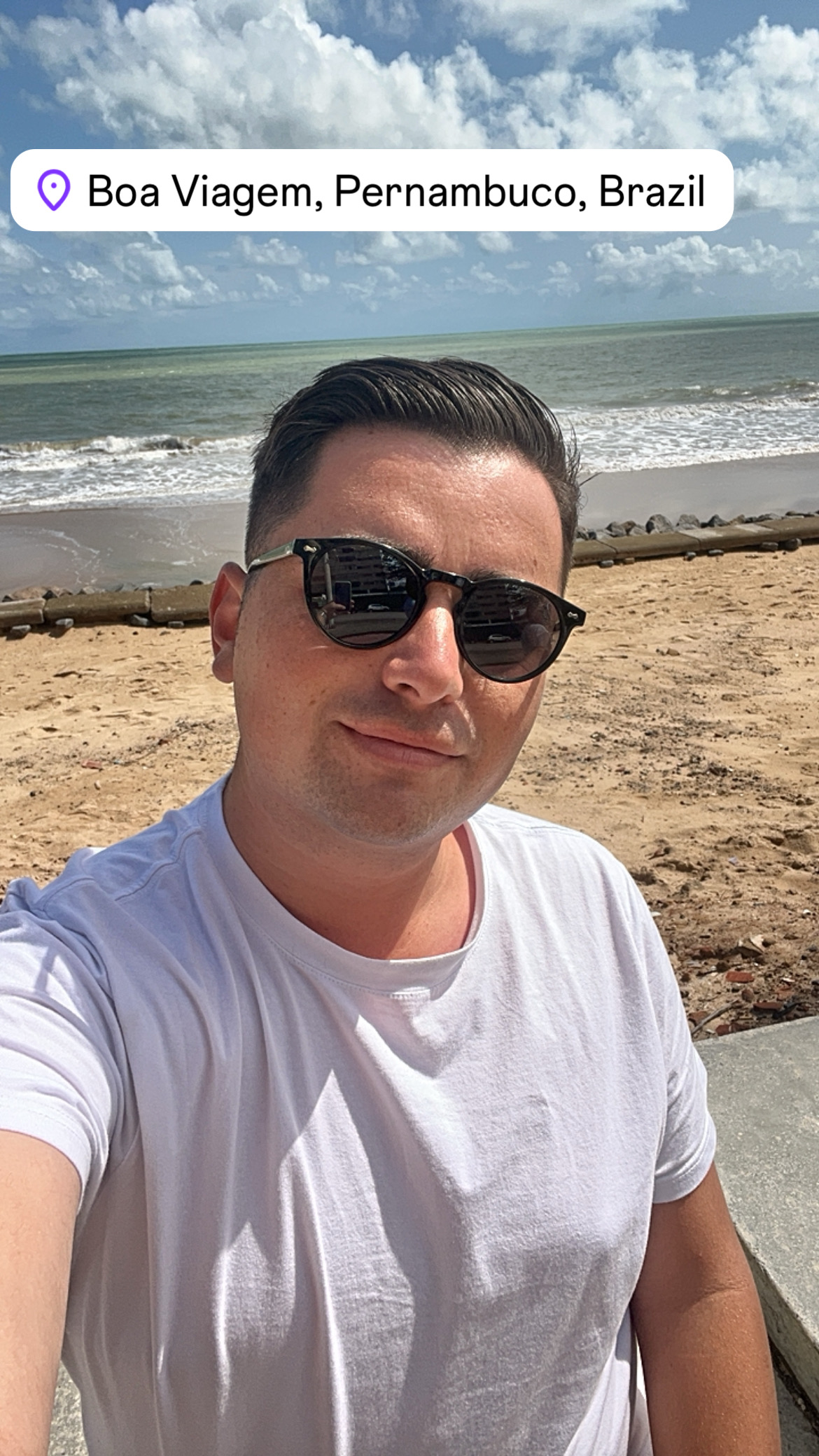 Willian em uma conferência.